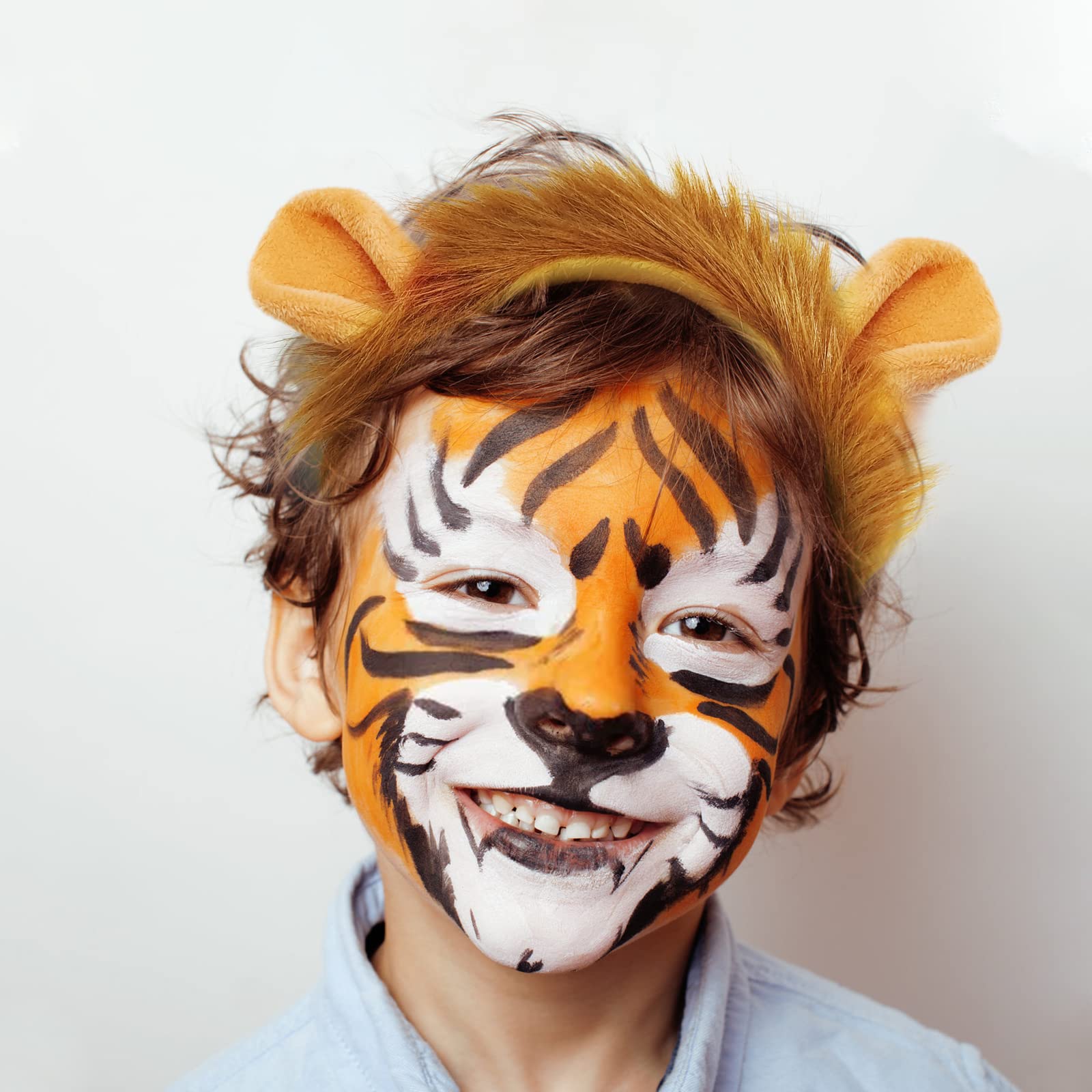 Hyperfun Experience Lion Cow Ears Headband and Tail Set-Funny Lion & Cow Costume - Image 6